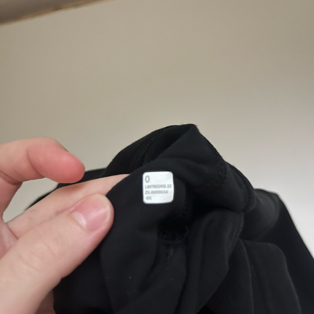 Black lululemon sweat shorts